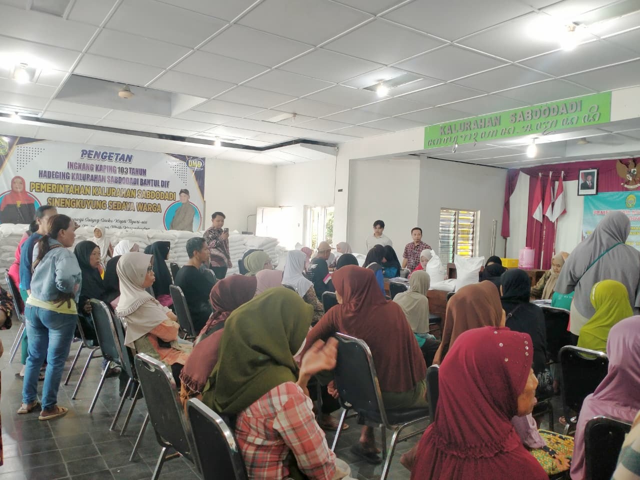 Bantuan Pangan Kalurahan Sabdodadi
